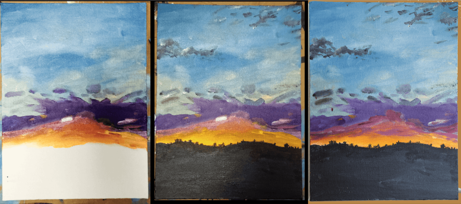 Painting the sunset